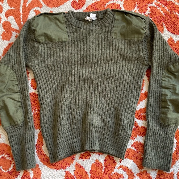 Original British Army Wool Sweater - Picture 1 of 4
